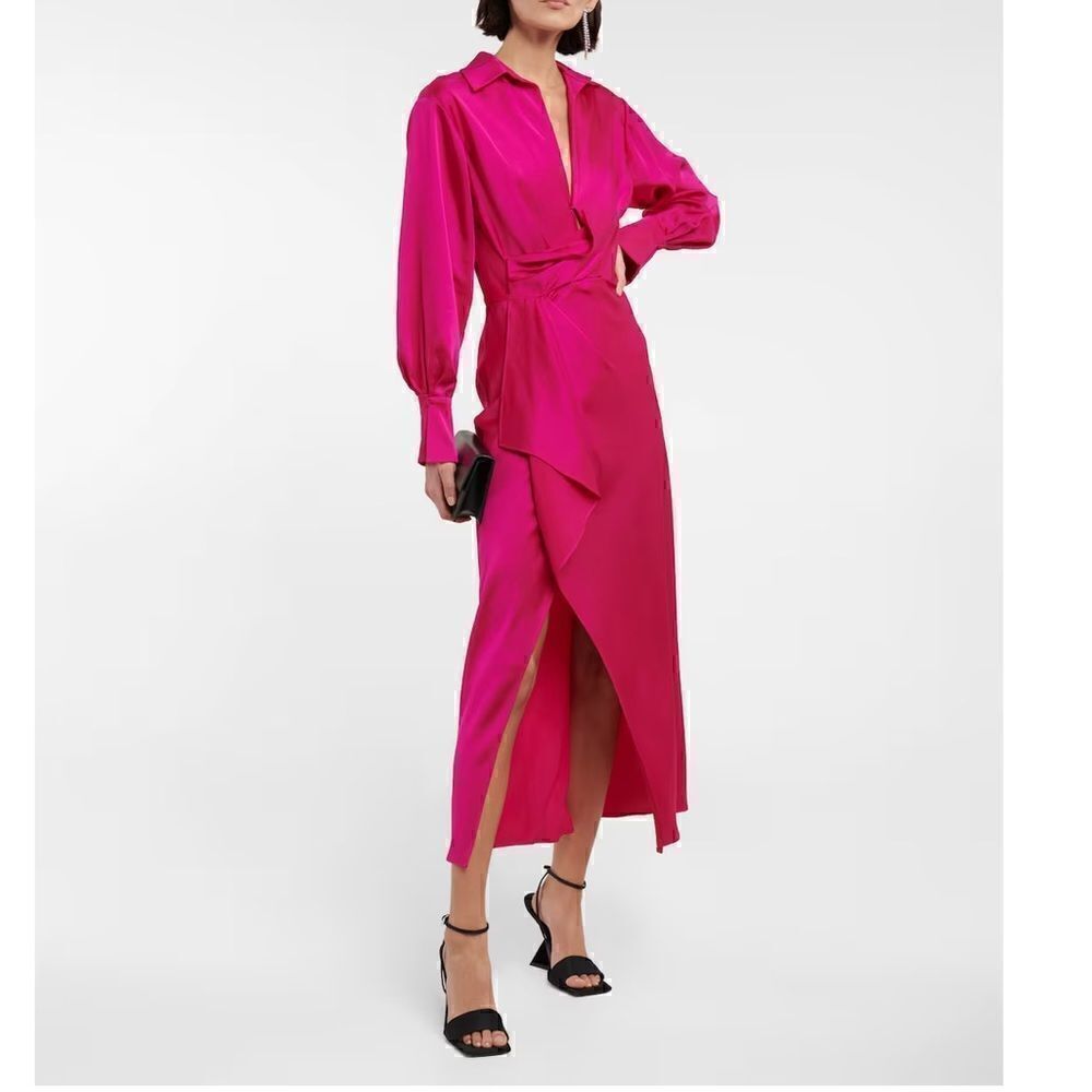 Simkhai Talia Satin Midi dress  NWT Size 0
